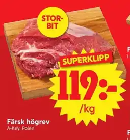 Nya Pulsen Färsk högrev erbjuda