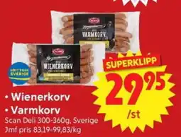 Nya Pulsen Wienerkorv, Varmkorv erbjuda