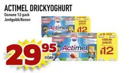 Din Mat Danone Actimel drickyoghurt erbjuda