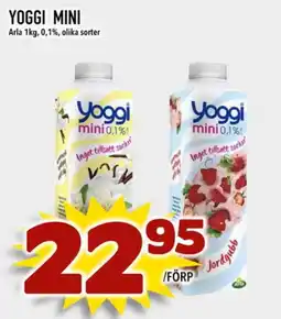 Din Mat Arla Yoggi mini erbjuda