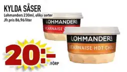 Din Mat LOHMANDERS Kylda såser erbjuda