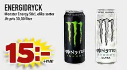 Din Mat MONSTER Energidryck erbjuda