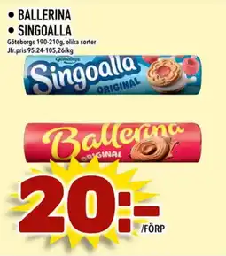 Din Mat Göteborgs Ballerina • Singoalla erbjuda