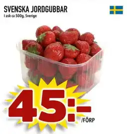 Din Mat Svenska jordgubbar erbjuda