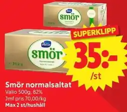 Nya Pulsen Smör normalsaltat erbjuda