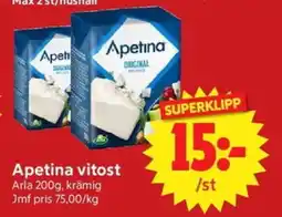 Nya Pulsen Apetina vitost erbjuda