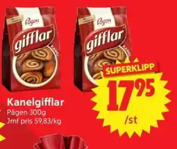 Nya Pulsen Kanelgifflar erbjuda