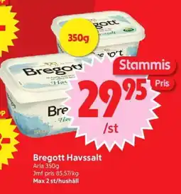 Nya Pulsen Bregott Havssalt erbjuda