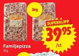 Nya Pulsen Familjepizza erbjuda