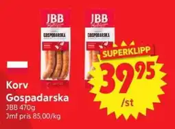 Nya Pulsen Jbb korv cospodarska erbjuda