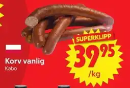 Nya Pulsen Kabo Korv vanlig erbjuda