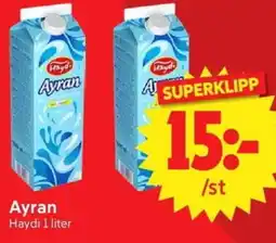 Nya Pulsen Haydi Ayran erbjuda