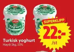 Nya Pulsen Haydi Turkisk yoghurt erbjuda