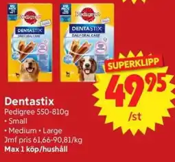Nya Pulsen Dentastix erbjuda