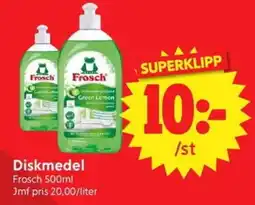 Nya Pulsen Frosch diskmedel erbjuda