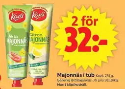 ICA Supermarket Majonnäs i tub erbjuda