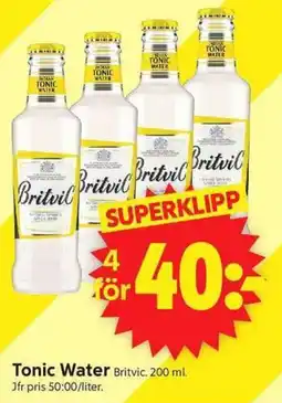 ICA Supermarket Britvic Tonic Water erbjuda