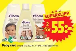 ICA Supermarket Libero Babyvård erbjuda