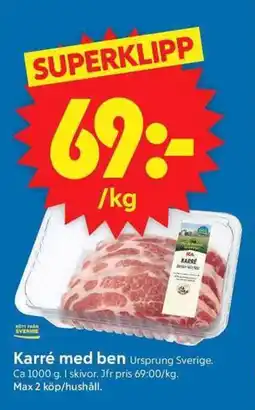 ICA Supermarket Ica Karré med ben erbjuda