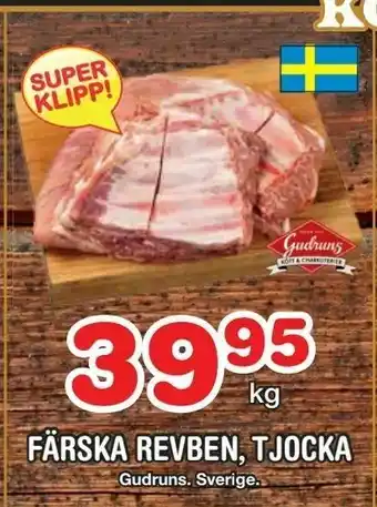 Nya Pulsen Färska revben, tjocka erbjuda