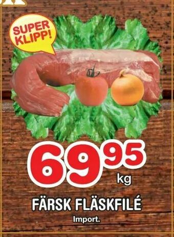 Nya Pulsen Färsk fläskfilé erbjuda