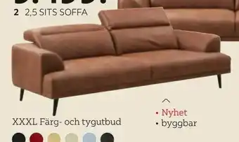 XXXLutz 2: 3 sits soffa, 9999,00 2,5 sits soffa erbjuda