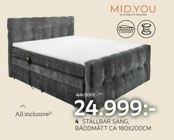 XXXLutz Ställbar säng erbjuda