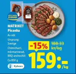 Lidl MATRIKET Picanha erbjuda