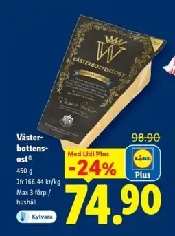 Lidl Västerbottensost erbjuda