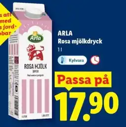 Lidl ARLA Rosa mjölkdryck erbjuda