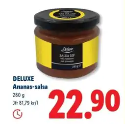 Lidl DELUXE Ananas-salsa erbjuda