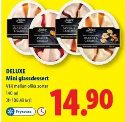 Lidl DELUXE Mini glassdessert erbjuda