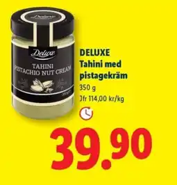 Lidl DELUXE Tahini med pistagekräm erbjuda