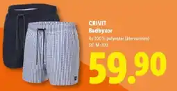 Lidl CRIVIT Badbyxor erbjuda