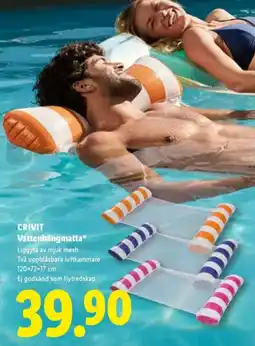 Lidl CRIVIT Vattenhängmatta erbjuda