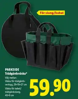 Lidl PARKSIDE Trädgårdsväska erbjuda