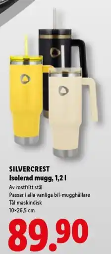 Lidl SILVERCREST Isolerad mugg erbjuda