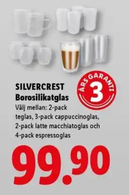 Lidl SILVERCREST Borosilikatglas erbjuda
