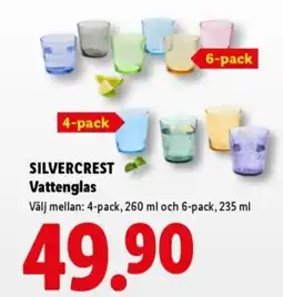 Lidl SILVERCREST Vattenglas erbjuda