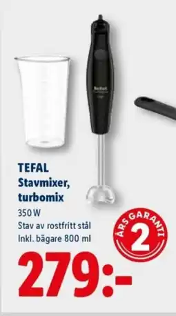 Lidl TEFAL Stavmixer, turbomix erbjuda