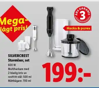 Lidl SILVERCREST Stavmixer, set erbjuda