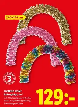 Lidl LIVARNO HOME Ballongbåge, set erbjuda