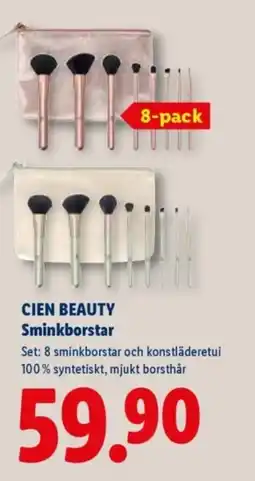 Lidl CIEN BEAUTY Sminkborstar erbjuda