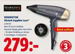Lidl REMINGTON Hårtork Sapphire Luxe erbjuda
