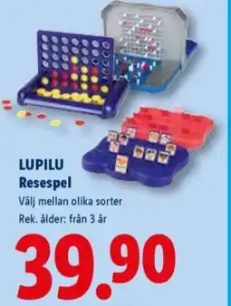 Lidl LUPILU Resespel erbjuda