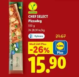 Lidl CHEF SELECT Pizzadeg erbjuda