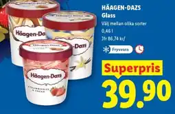 Lidl HÄAGEN-DAZS Glass erbjuda