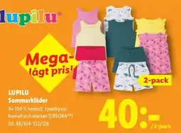 Lidl LUPILU Sommarkläder erbjuda