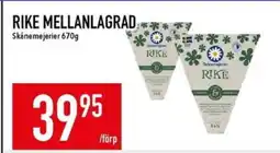 Matdax Skånemejerier Rike mellanlagrad erbjuda