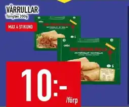 Matdax Tsingtao Vårrullar erbjuda